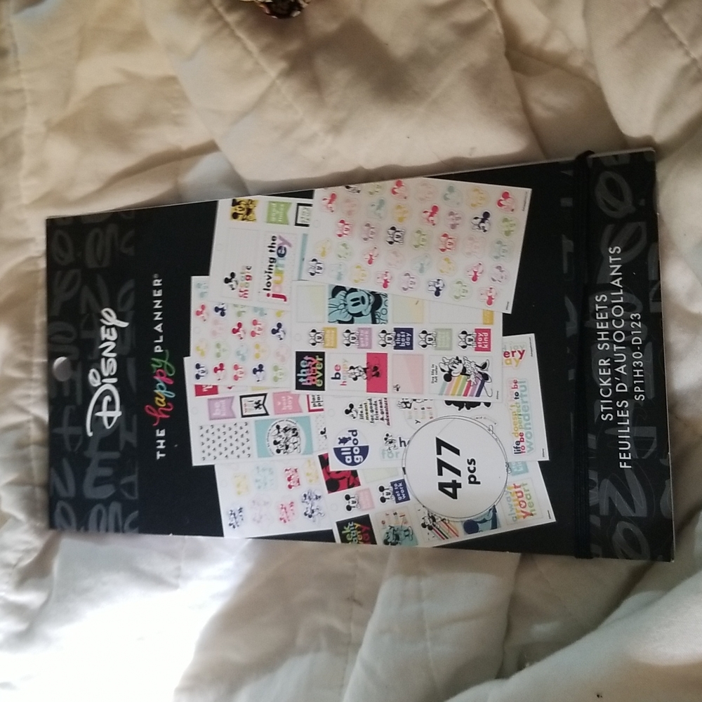 The Happy Planner Disney Sticker Pad NWT